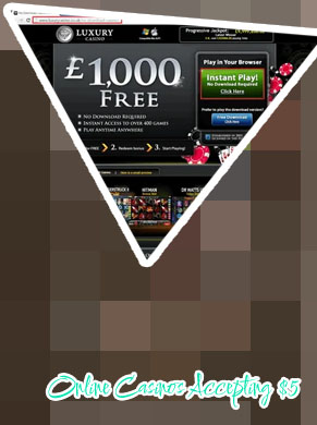 $5 deposit online casino