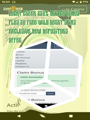 Lucky creek casino codes